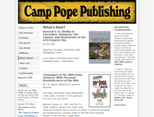 Tablet Screenshot of camppope.com